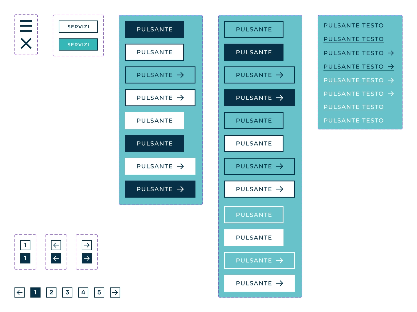 sport solutions website - project buttons - gennaro cestrone