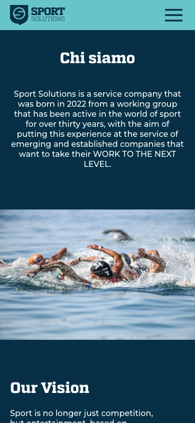 sport solutions website responsive mobile - about - gennaro cestrone