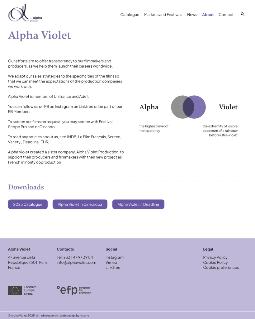 Alpha Violet Gennaro Cestrone new about