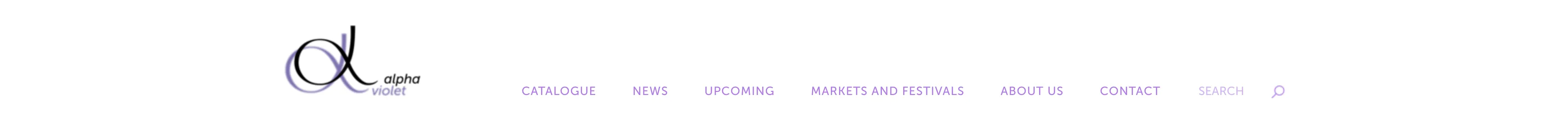 Alpha Violet Gennaro Cestrone old menu